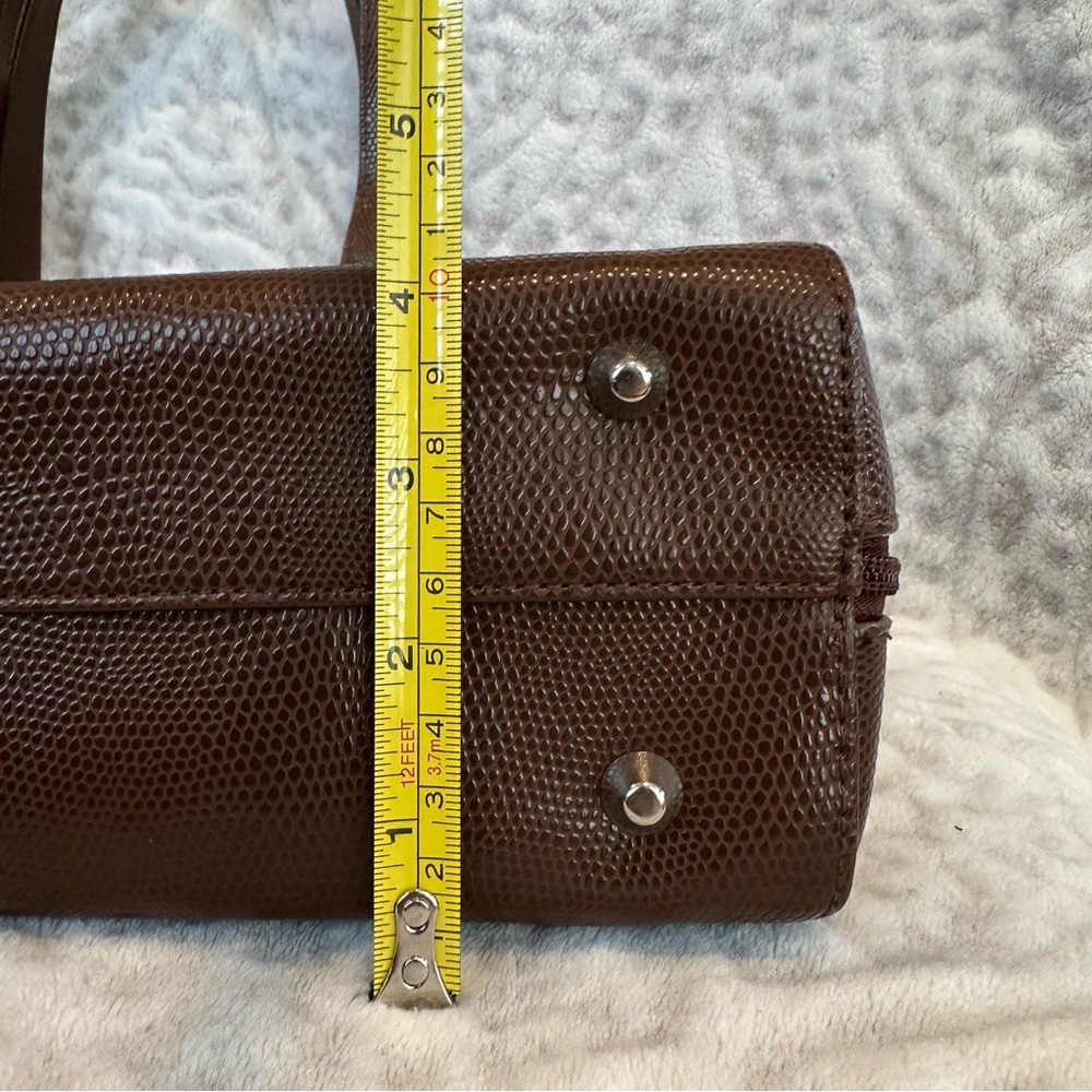 ✨EUC✨Coldwater Creek Brown Pebbled Laptop/ Tablet Travel Bag - Picture 4 of 16